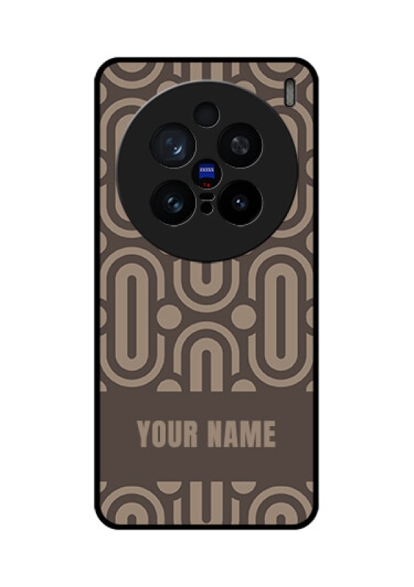 Vivo X200 Pro 5G Custom Glass Phone CaseCaptivating Zero Pattern Design