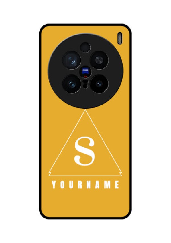 Vivo X200 Pro 5G Custom Glass Phone CaseSimple Triangle Design