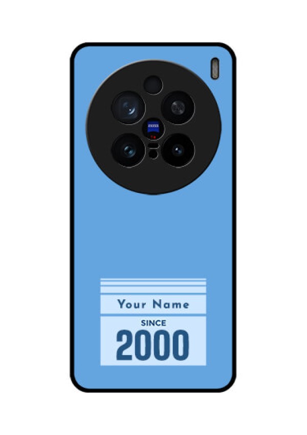 Vivo X200 Pro 5G Custom Glass Phone CaseCustom Year Of Birth Design