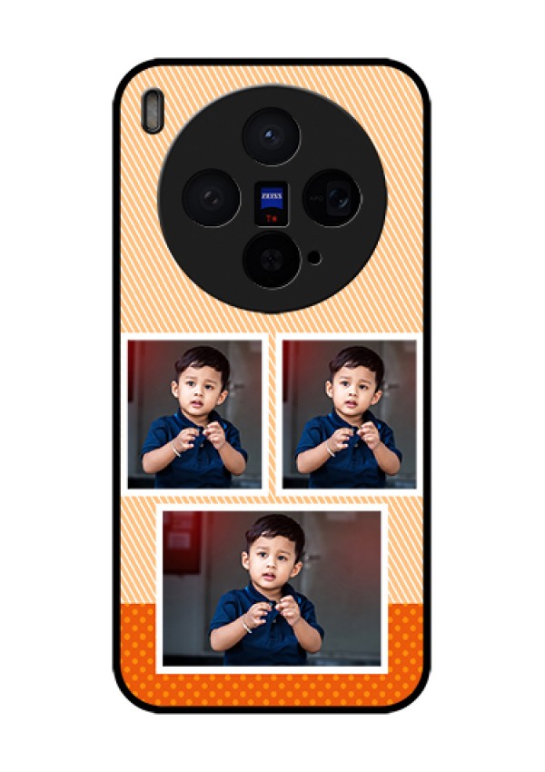 Vivo X300 5G Custom Glass Phone Case - Bulk Photos Upload Design