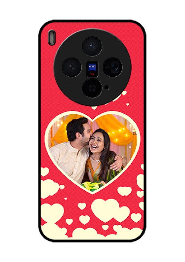 Vivo X300 5G Custom Glass Phone Case - Love Symbols Phone Cover Design