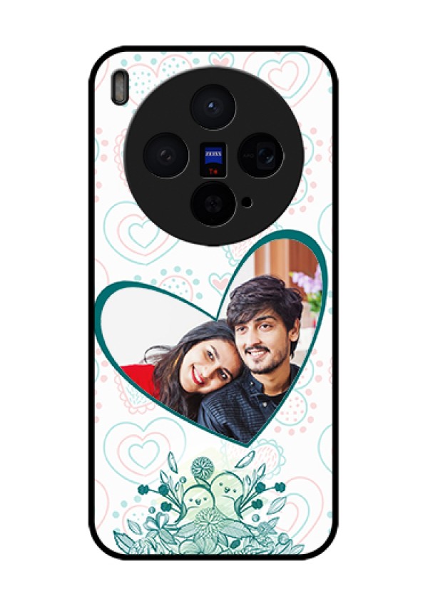 Vivo X300 5G Custom Glass Phone Case - Premium Couple Design