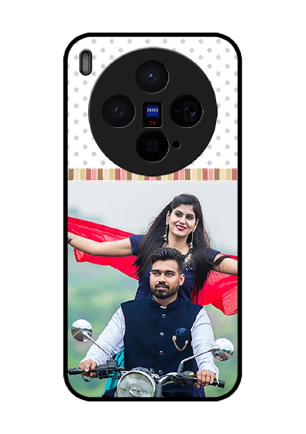 Vivo X300 5G Custom Glass Phone Case - Cute Family Design