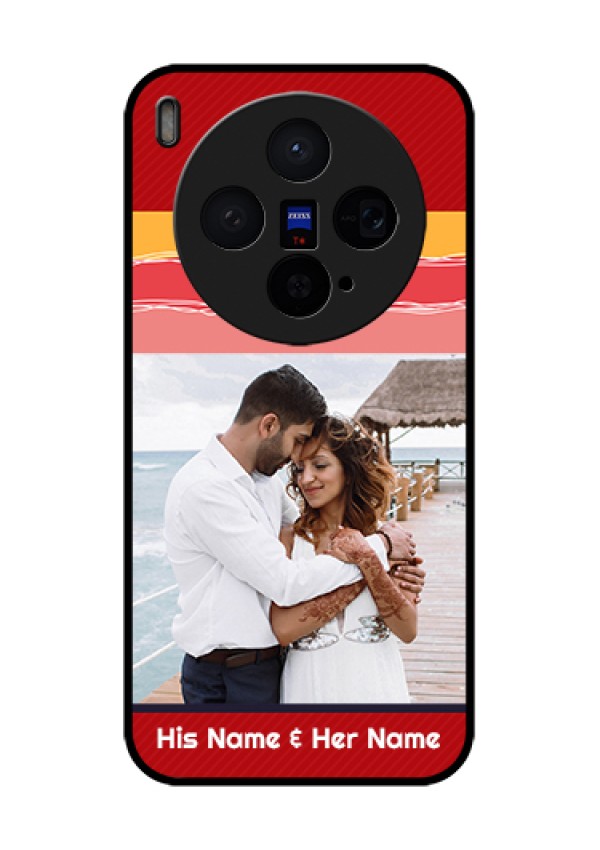 Vivo X300 5G Custom Glass Phone Case - Colorful Case Design