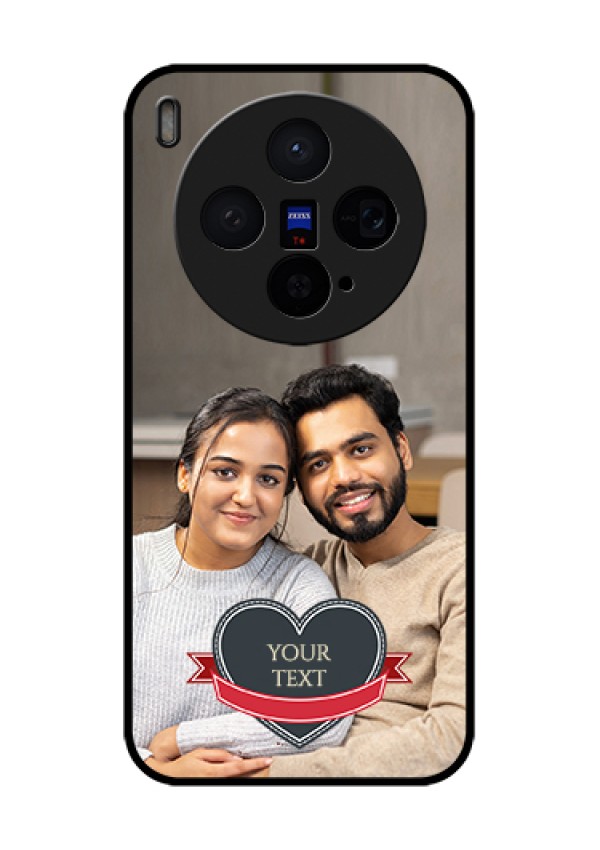 Vivo X300 5G Custom Glass Phone Case - Just Married Couple Design