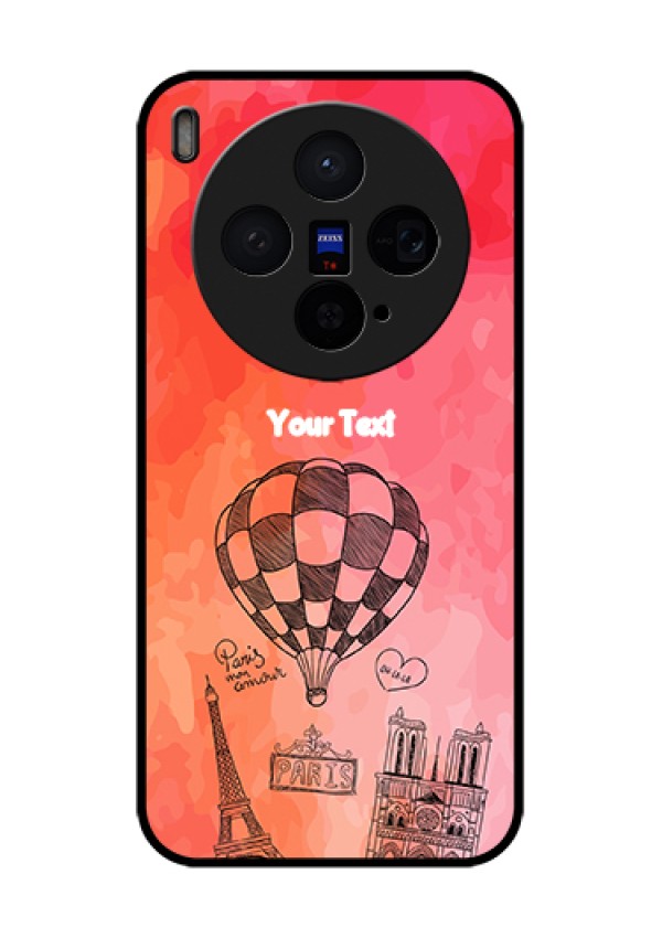 Vivo X300 5G Custom Glass Phone Case - Paris Theme Design
