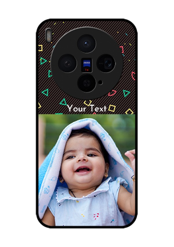 Vivo X300 5G Custom Glass Phone Case - With Confetti Birthday Design