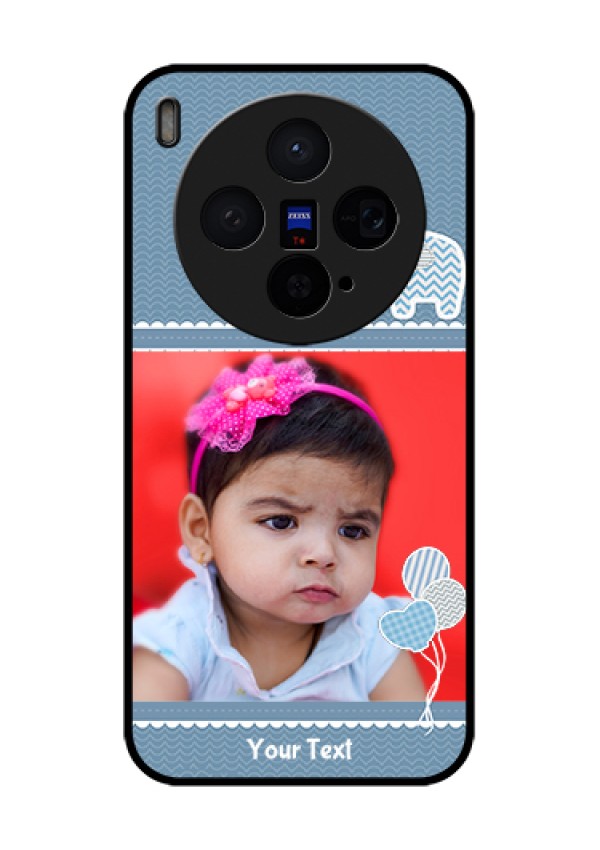 Vivo X300 5G Custom Glass Phone Case - With Kids Pattern Design