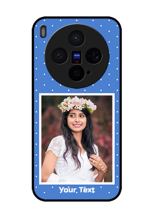 Vivo X300 5G Custom Glass Phone Case - Polka Dots Design