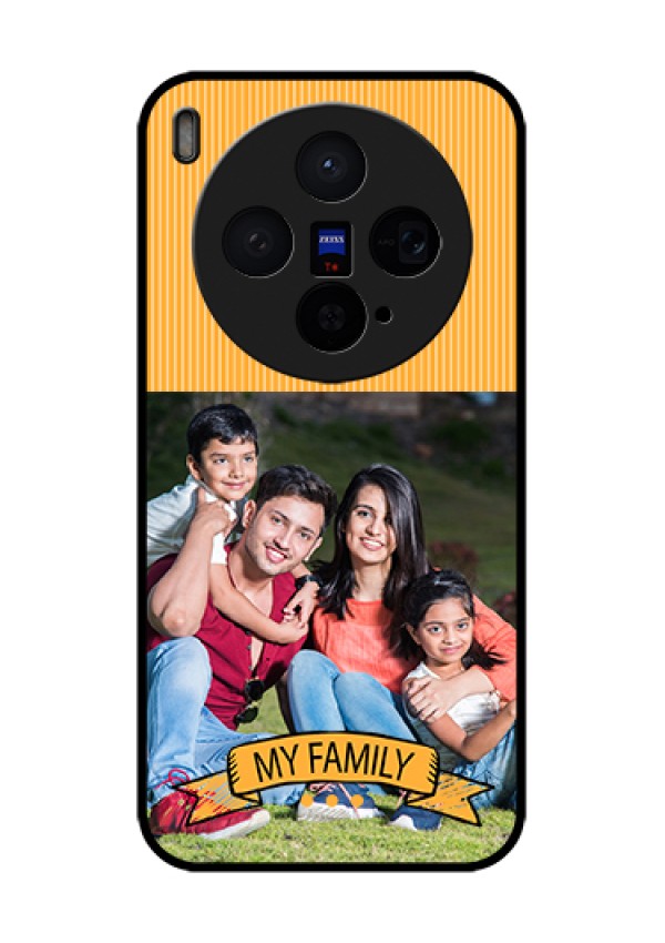 Vivo X300 5G Custom Glass Phone Case - My Family Design