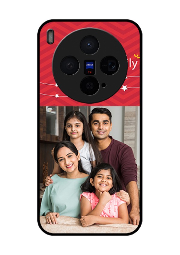 Vivo X300 5G Custom Glass Phone Case - Happy Family Design