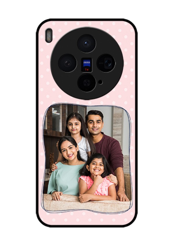 Vivo X300 5G Custom Glass Phone Case - Family With Dots Design