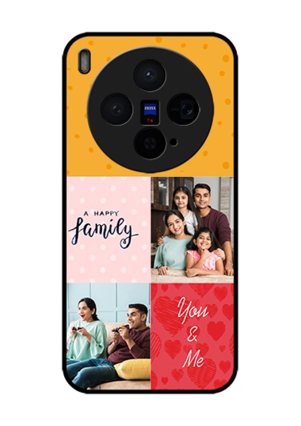 Vivo X300 5G Custom Glass Phone Case - Images With Quotes Design