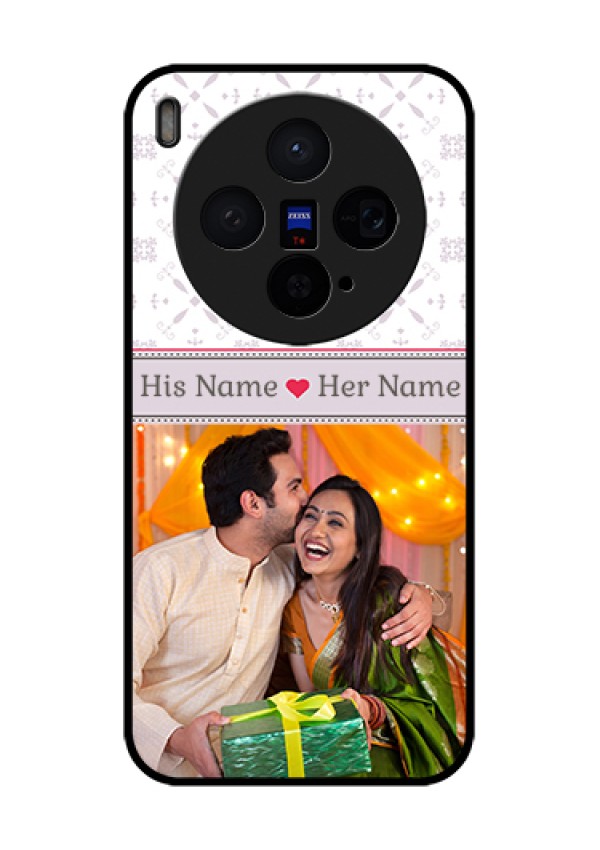 Vivo X300 5G Custom Glass Phone Case - With Photo And Ethnic Design