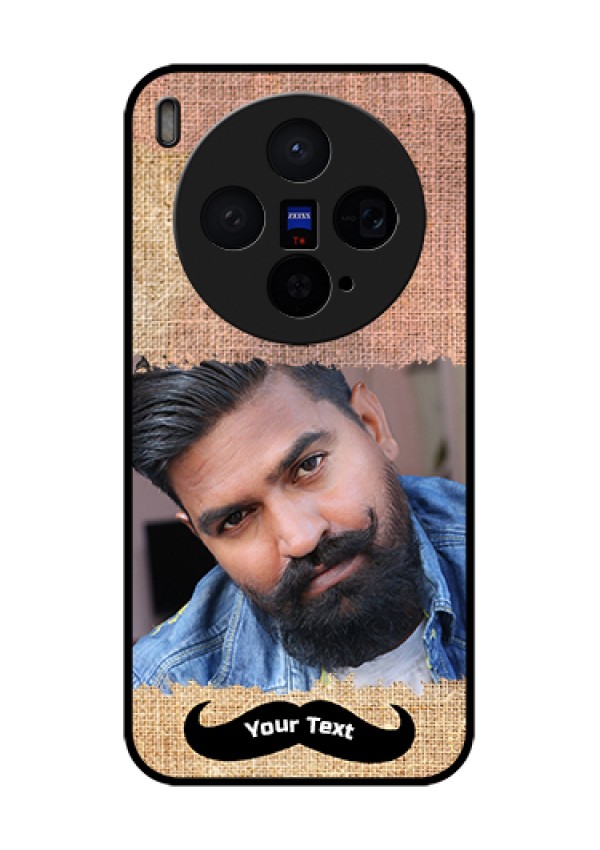 Vivo X300 5G Custom Glass Phone Case - With Texture Design