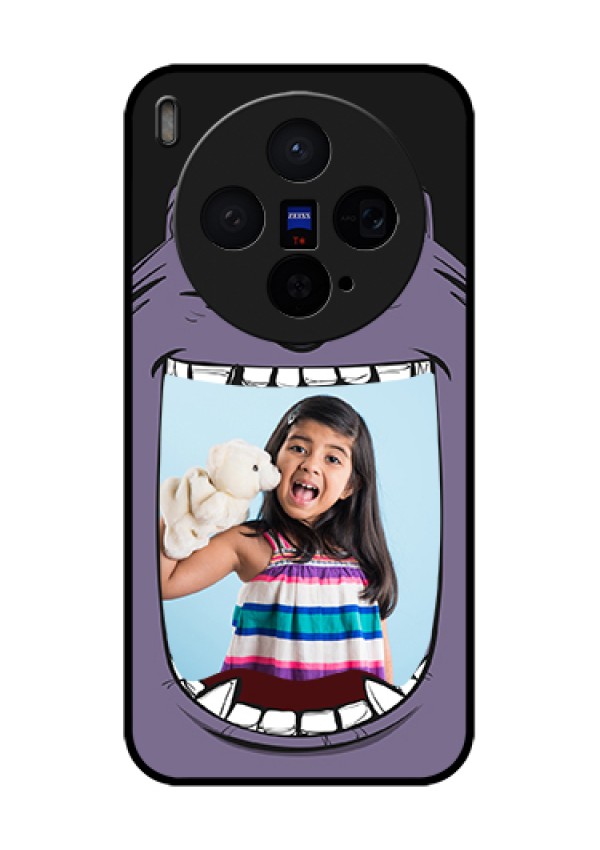 Vivo X300 5G Custom Glass Phone Case - Angry Monster Design