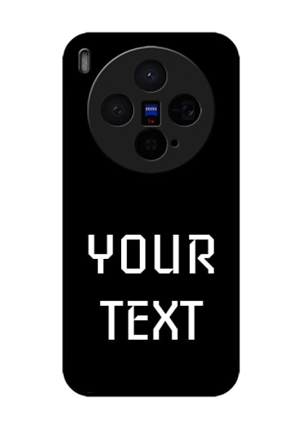 Vivo X300 5G Custom Glass Phone Case - Your Name Design