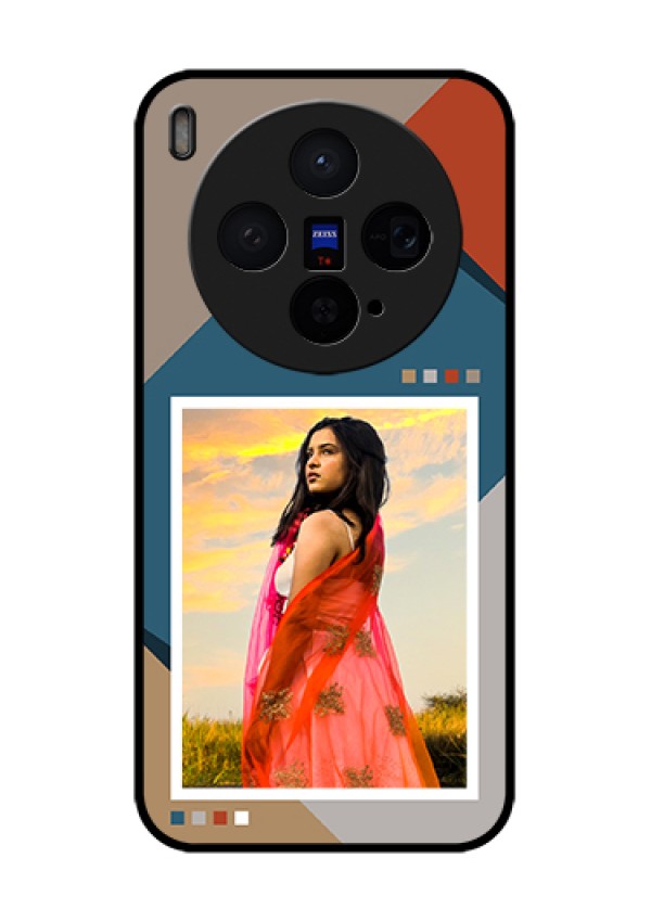 Vivo X300 5G Custom Glass Phone Case - Retro Color Pallet Design