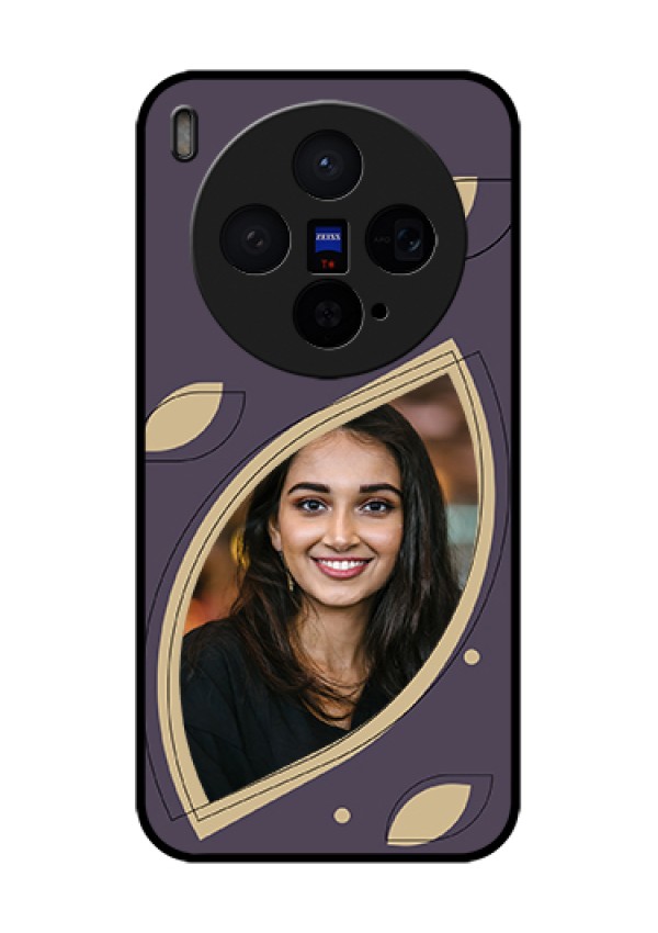 Vivo X300 5G Custom Glass Phone Case - Falling Leaf Design