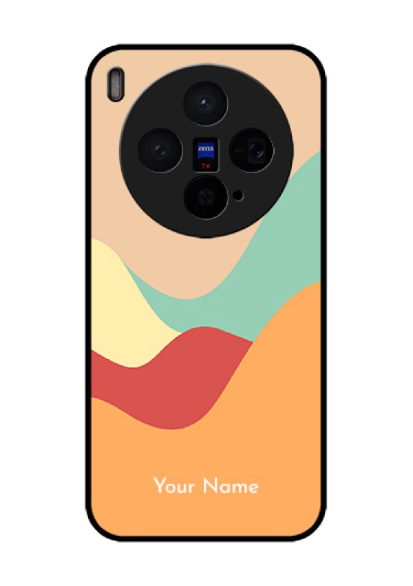 Vivo X300 5G Custom Glass Phone Case - Ocean Waves Multi - Colour Design