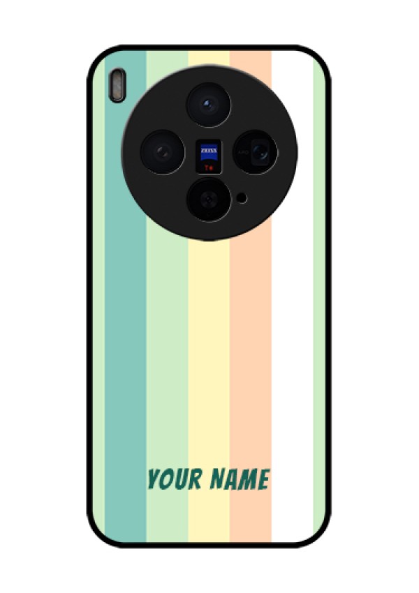 Vivo X300 5G Custom Glass Phone Case - Multi - Colour Stripes Design