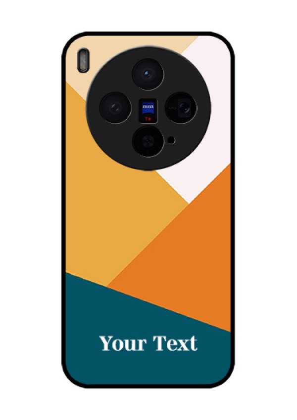 Vivo X300 5G Custom Glass Phone Case - Stacked Multi - Colour Design