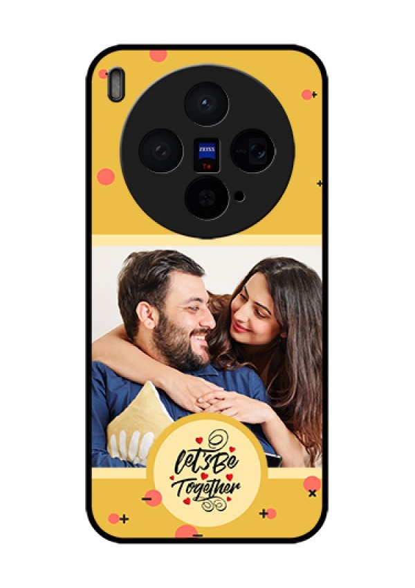 Vivo X300 5G Custom Glass Phone Case - Lets Be Together Design
