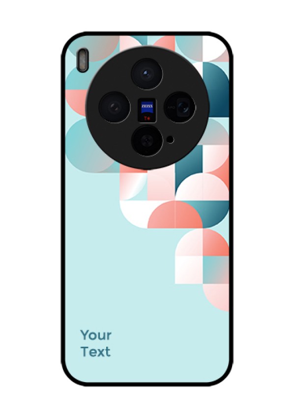 Vivo X300 5G Custom Glass Phone Case - Stylish Semi - Circle Pattern Design