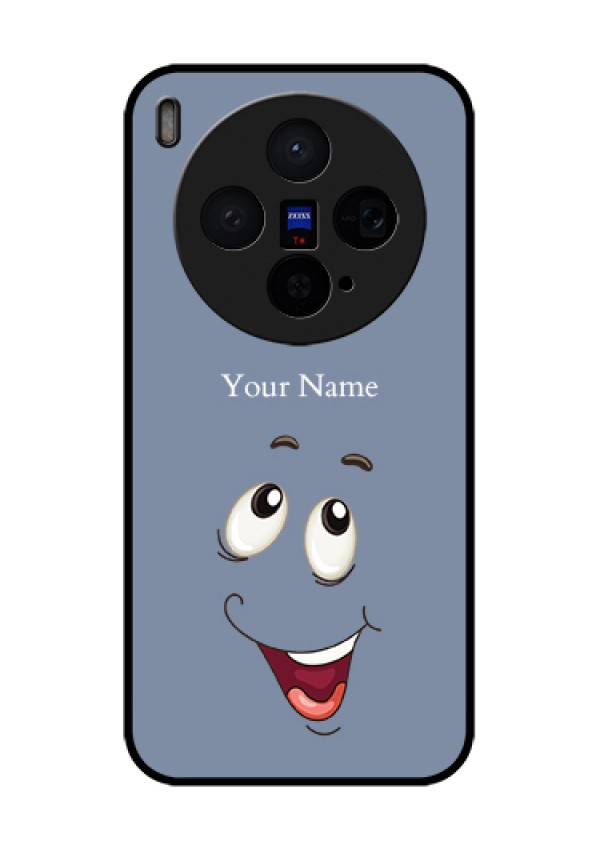 Vivo X300 5G Custom Glass Phone Case - Laughing Cartoon Face Design