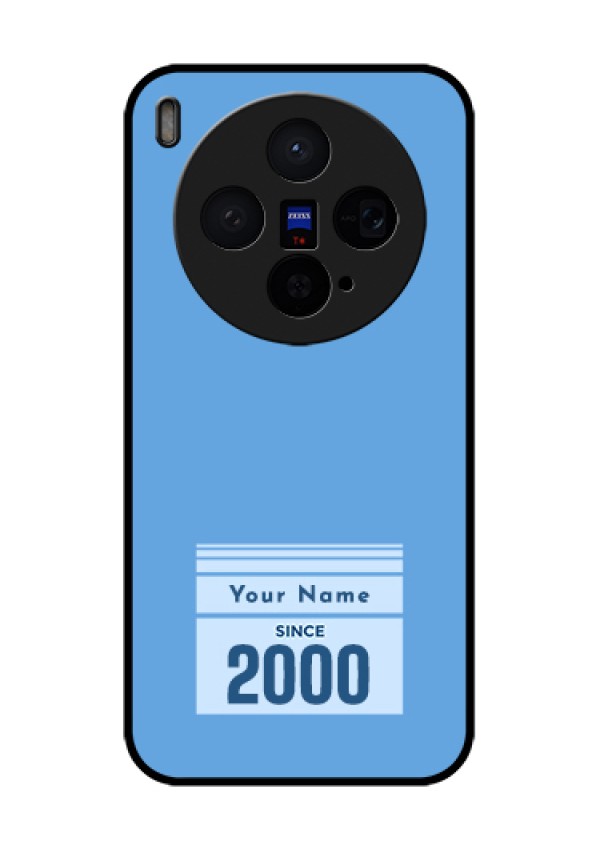 Vivo X300 5G Custom Glass Phone Case - Custom Year Of Birth Design