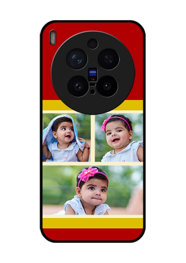 Vivo X300 Pro 5G Custom Glass Phone Case - Multiple Pic Upload Design