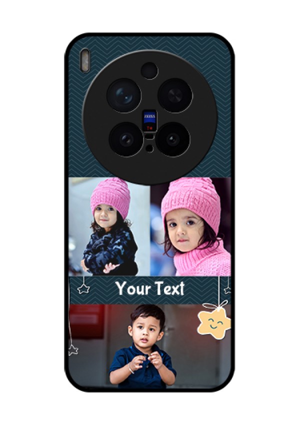 Vivo X300 Pro 5G Custom Glass Phone Case - Hanging Stars Design