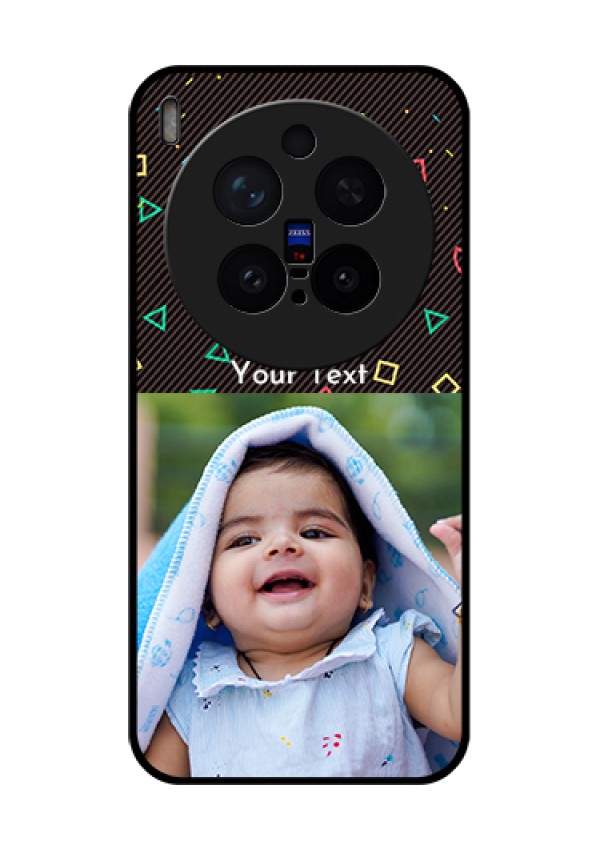 Vivo X300 Pro 5G Custom Glass Phone Case - With Confetti Birthday Design