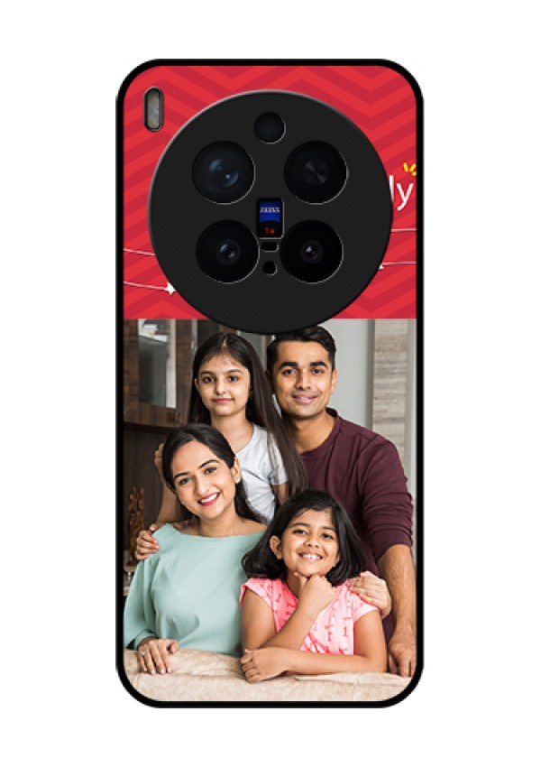 Vivo X300 Pro 5G Custom Glass Phone Case - Happy Family Design