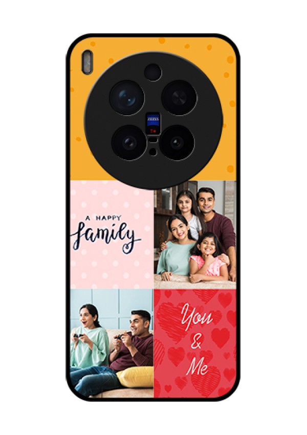 Vivo X300 Pro 5G Custom Glass Phone Case - Images With Quotes Design