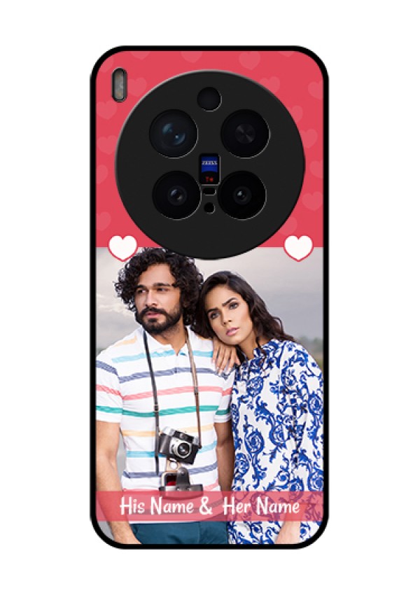 Vivo X300 Pro 5G Custom Glass Phone Case - Simple Love Design
