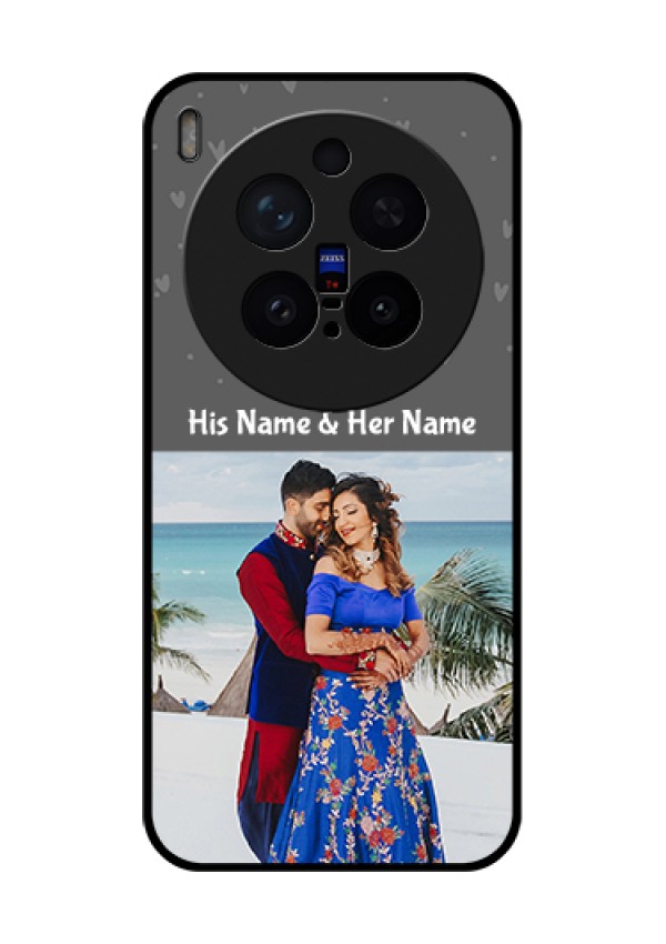 Vivo X300 Pro 5G Custom Glass Phone Case - Buy Love Design With Photo Online