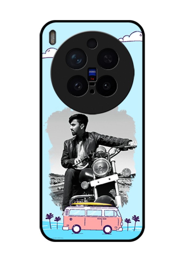 Vivo X300 Pro 5G Custom Glass Phone Case - Travel & Adventure Design