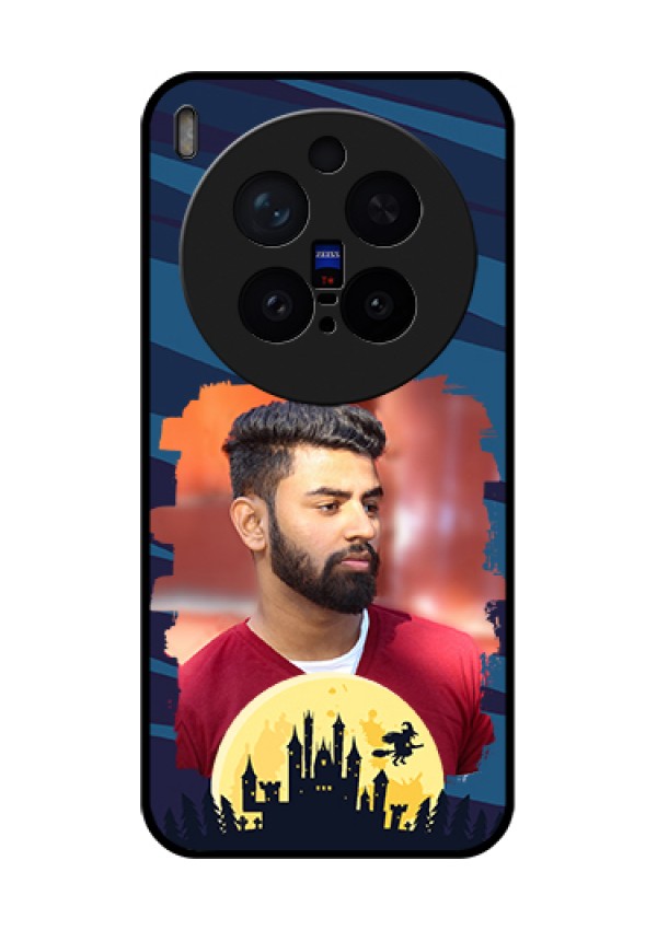 Vivo X300 Pro 5G Custom Glass Phone Case - Halloween Witch Design