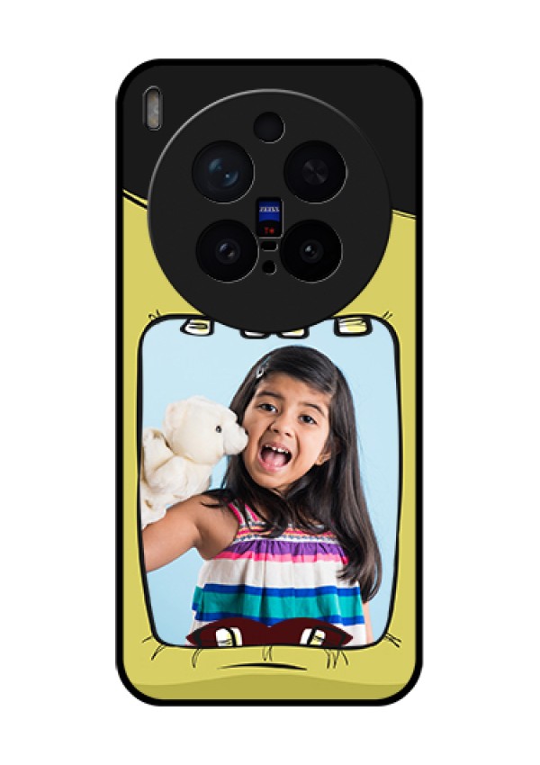 Vivo X300 Pro 5G Custom Glass Phone Case - Cartoon Monster Back Case Design
