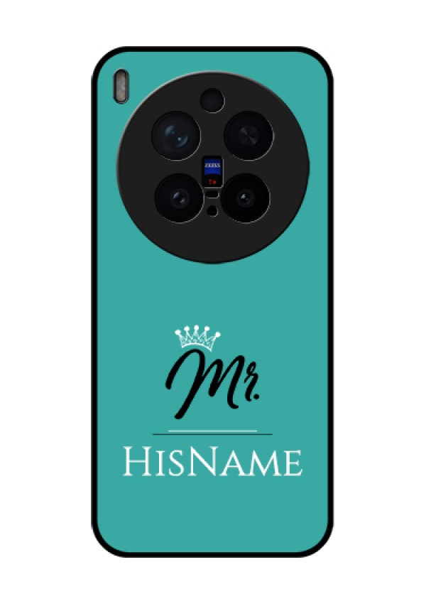 Vivo X300 Pro 5G Custom Glass Phone Case - Mr With Name Design