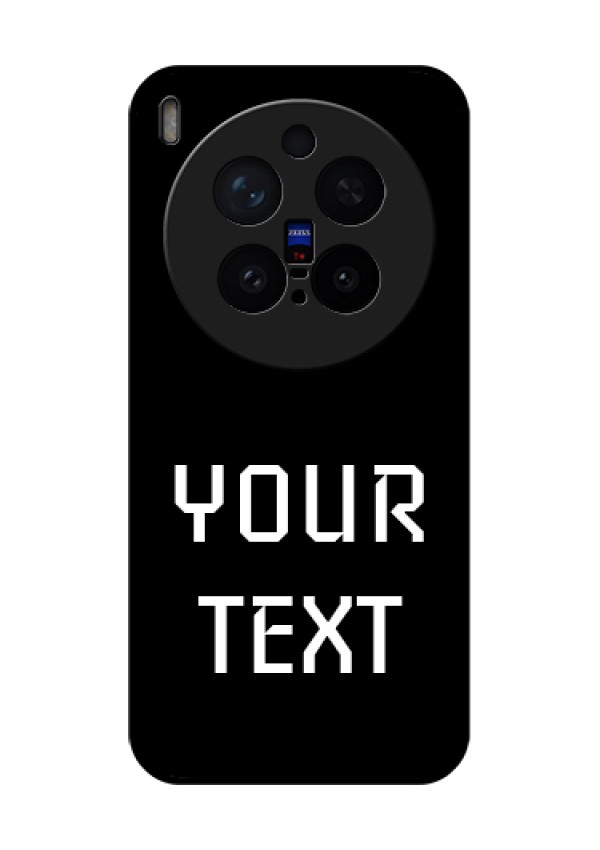 Vivo X300 Pro 5G Custom Glass Phone Case - Your Name Design