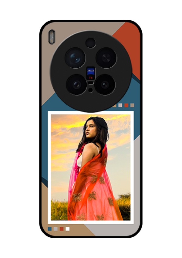 Vivo X300 Pro 5G Custom Glass Phone Case - Retro Color Pallet Design