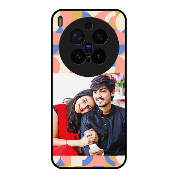 Vivo X300 Pro 5G Custom Glass Phone Case - Semi - Circle Maze Pattern Design