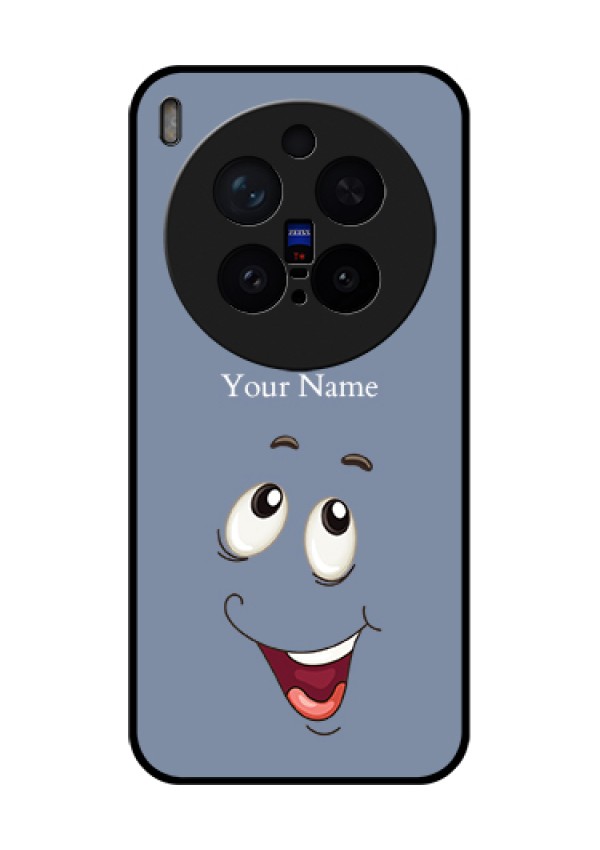Vivo X300 Pro 5G Custom Glass Phone Case - Laughing Cartoon Face Design