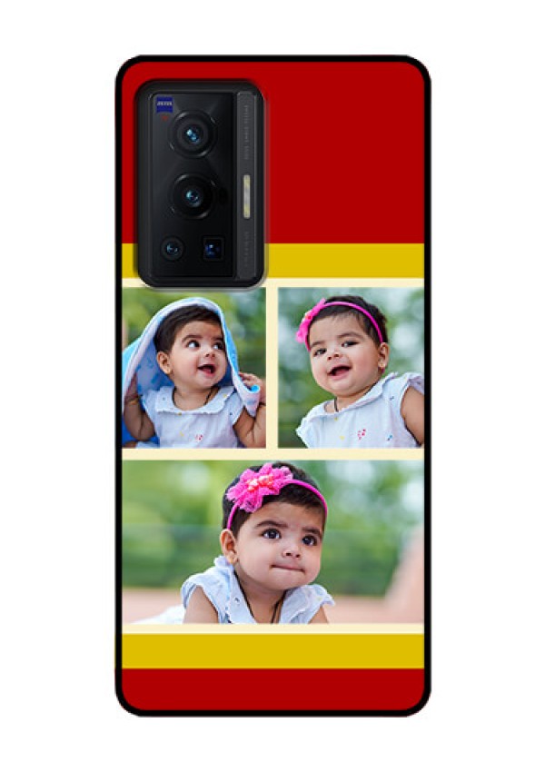 Vivo X70 Pro 5G Custom Glass Mobile Case - Multiple Pic Upload Design