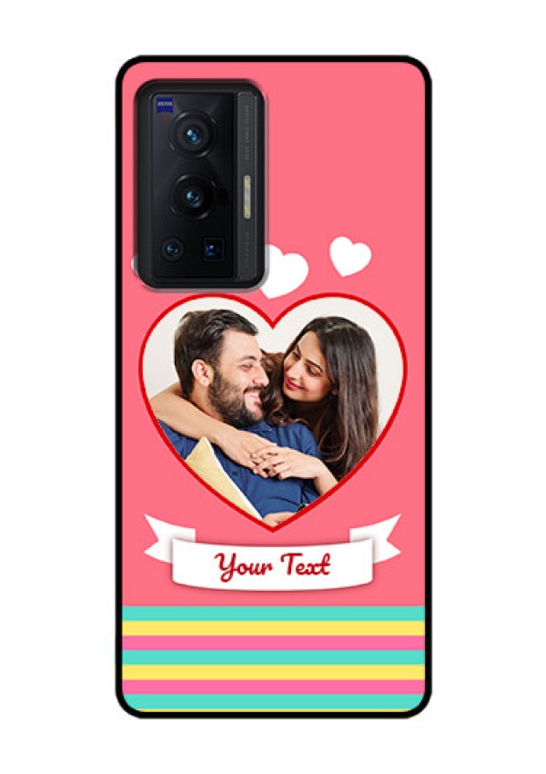 Vivo X70 Pro 5G Photo Printing on Glass Case - Love Doodle Design