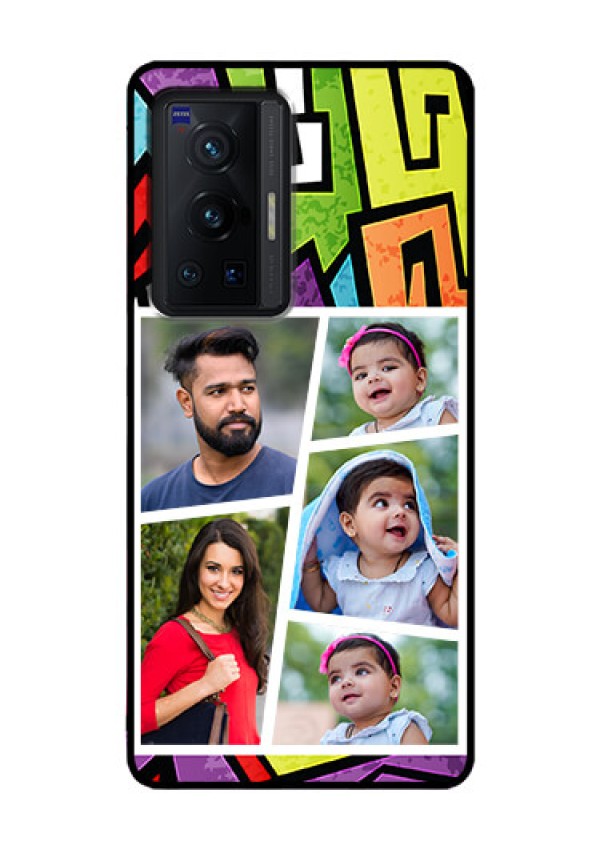 Vivo X70 Pro 5G Custom Glass Phone Case - Graffiti pattern Design