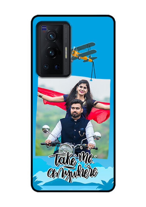 Vivo X70 Pro 5G Custom Glass Mobile Case - Traveller Design