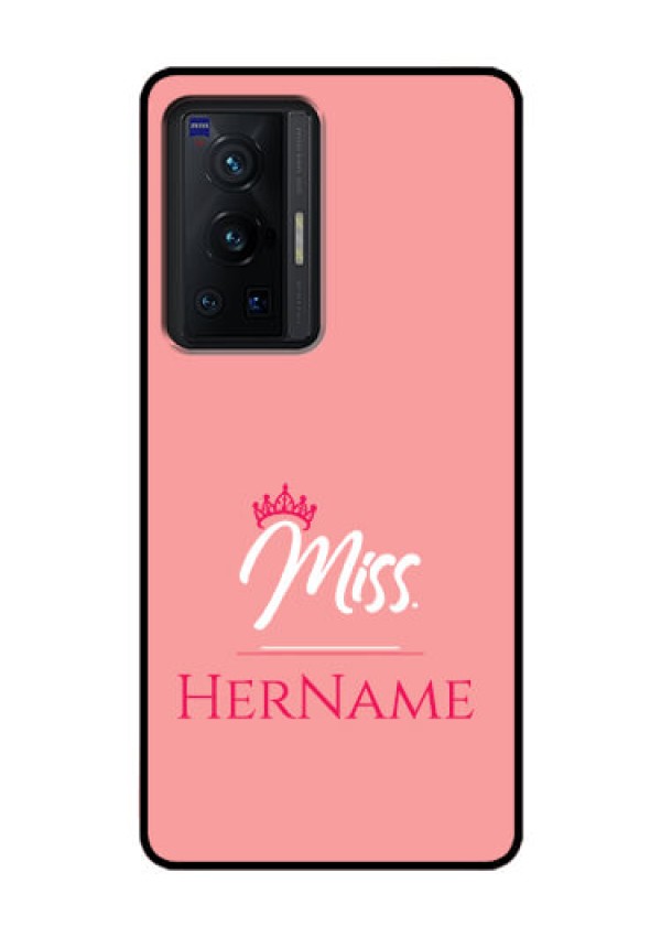 Vivo X70 Pro 5G Custom Glass Phone Case Mrs with Name